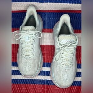 🥳✨ Hoka One One Mach 4 PRO FLY Blue Glass Athletic Run Sneakers Women’s Size 8 B